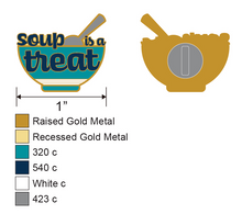 Load image into Gallery viewer, 3 pack of 1 inch hard enamel pins - Steven Page Live From Home, soup is a treat, #keep going